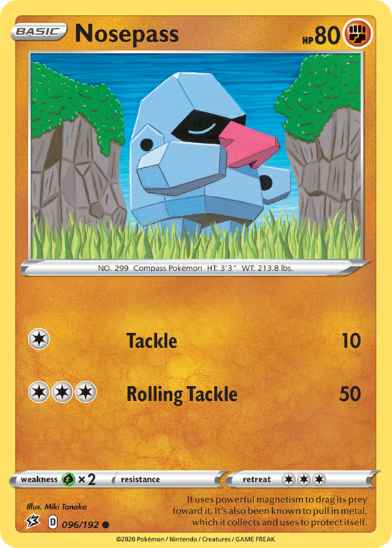 Nosepass 96/192 Sword & Shield Rebel Clash