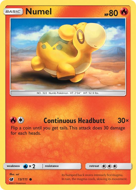 Numel 13/111 Sun & Moon Crimson Invasion