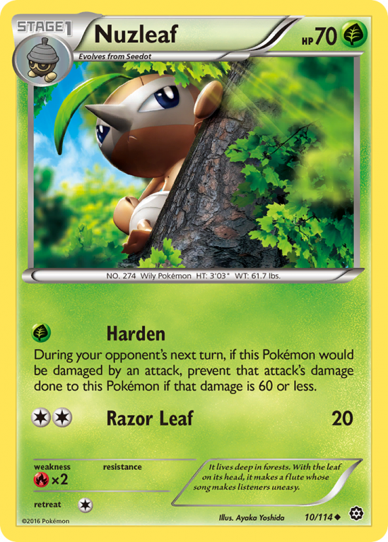 Nuzleaf 10/114 XY Steam Siege