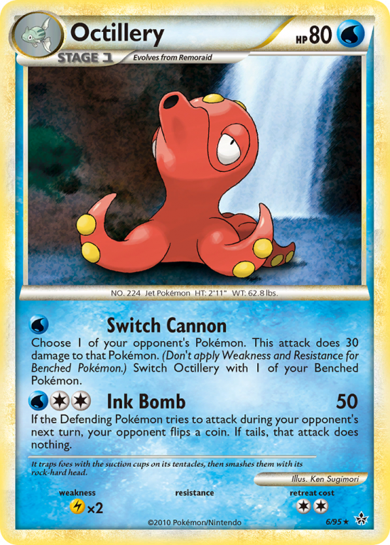 Octillery 6/95 HeartGold & SoulSilver HS—Unleashed