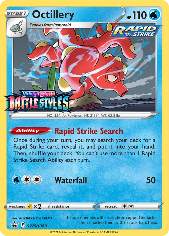 Octillery SWSH089/103 Sword & Shield SWSH Black Star Promos