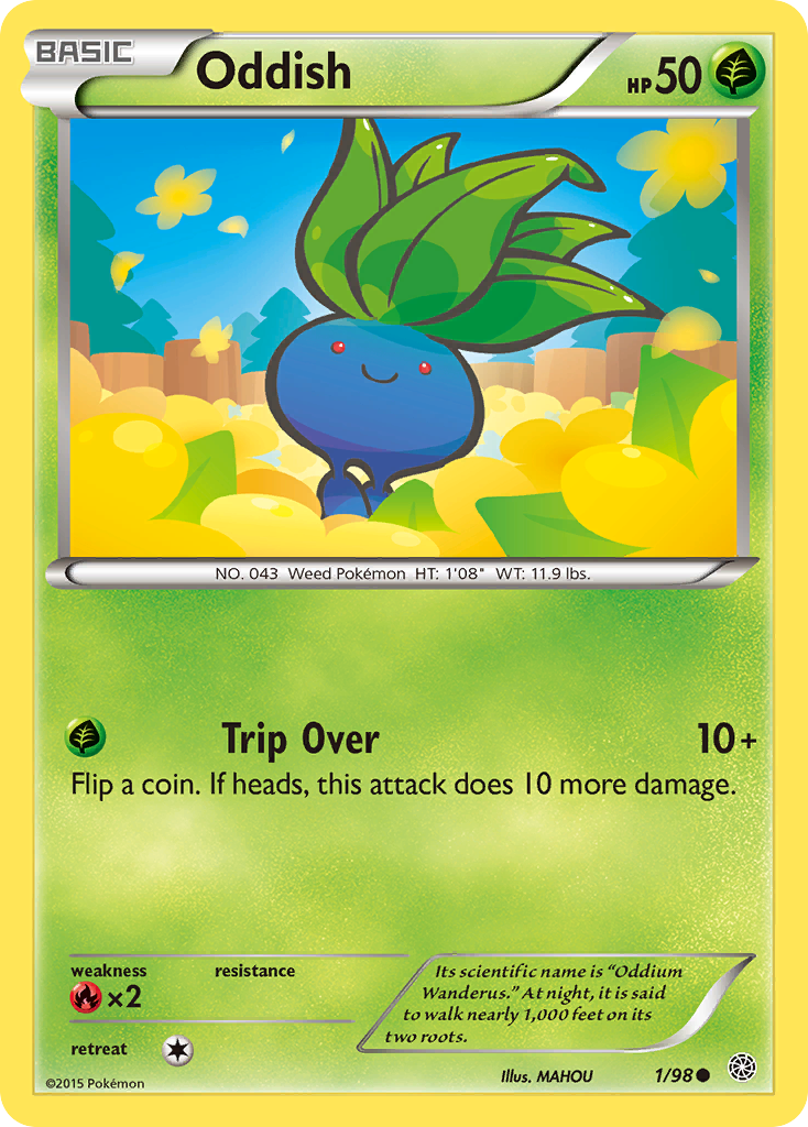 Oddish 1/98 XY Ancient Origins