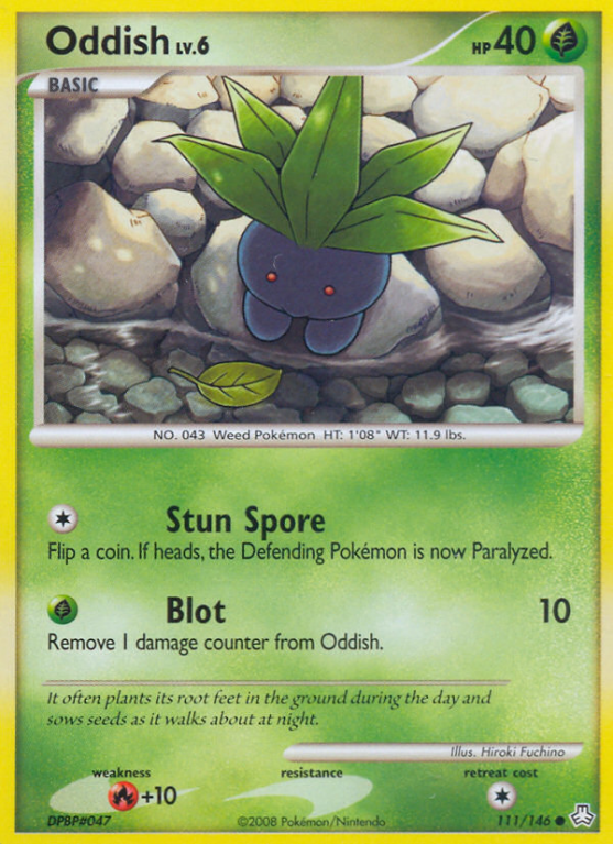 Oddish 111/146 Diamond & Pearl Legends Awakened