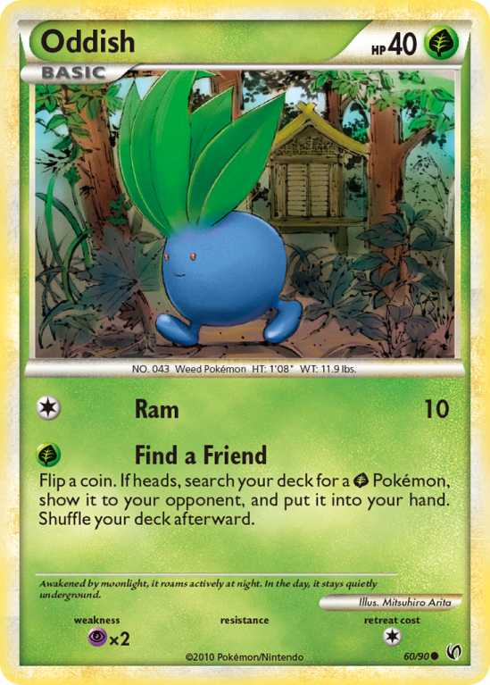 Oddish 60/90 HeartGold & SoulSilver HS—Undaunted