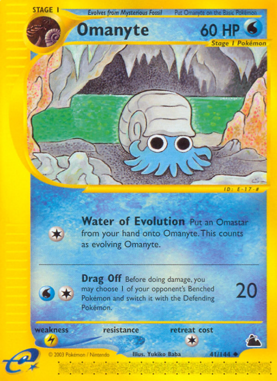 Omanyte 41/182 E-Card Skyridge