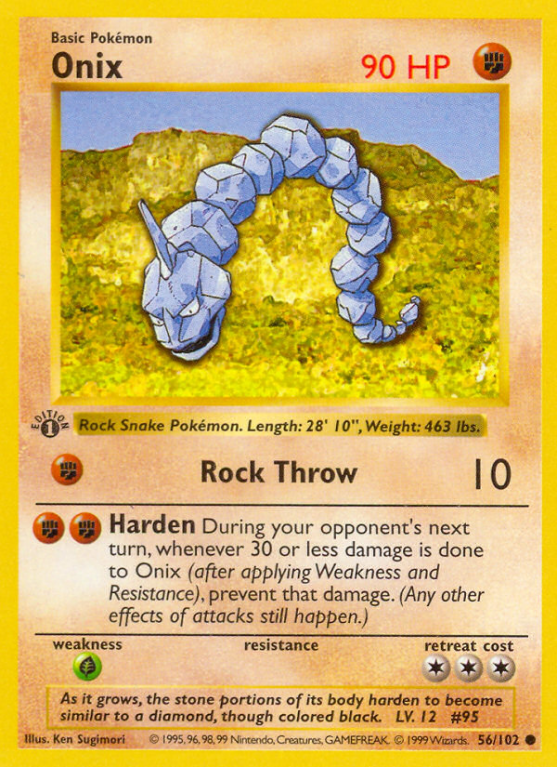 Onix 56/102 Base Base Set