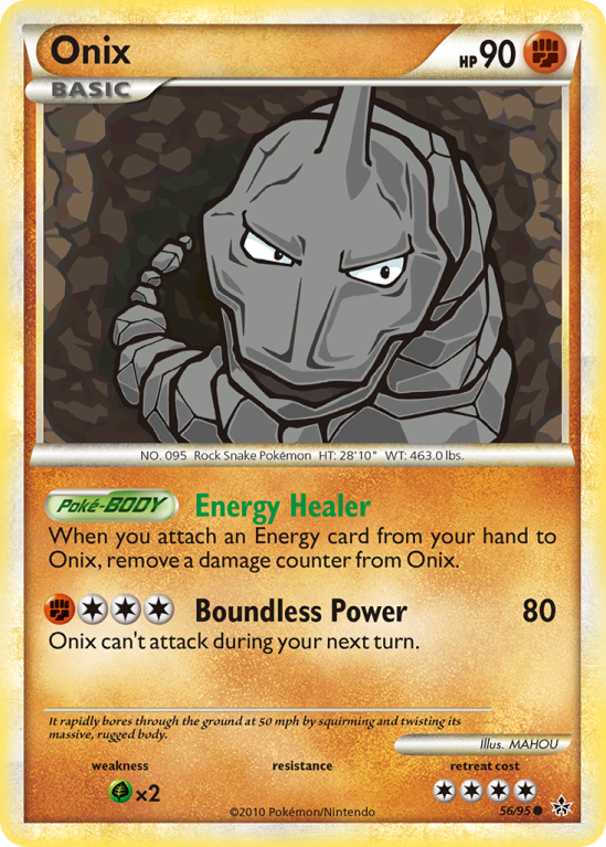 Onix 56/95 HeartGold & SoulSilver HS—Unleashed