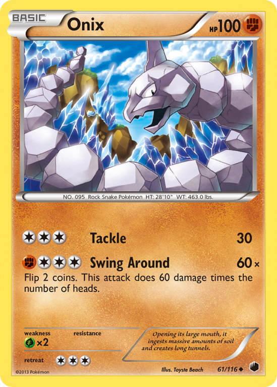 Onix 61/116 Black & White Plasma Freeze