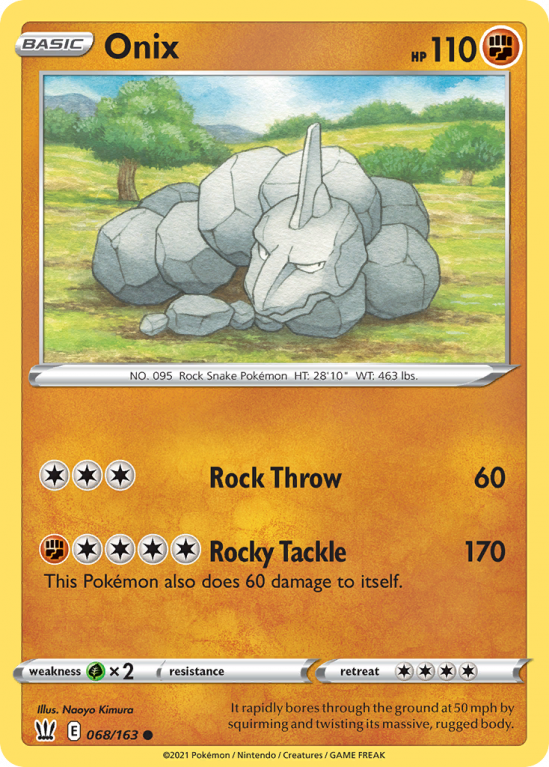 Onix 68/163 Sword & Shield Battle Styles