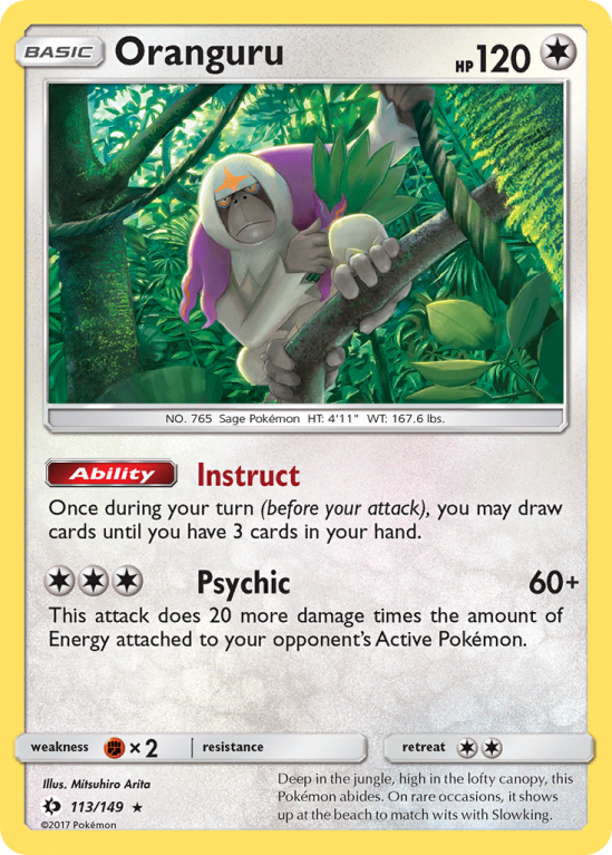 Oranguru 113/149 Sun & Moon Sun & Moon