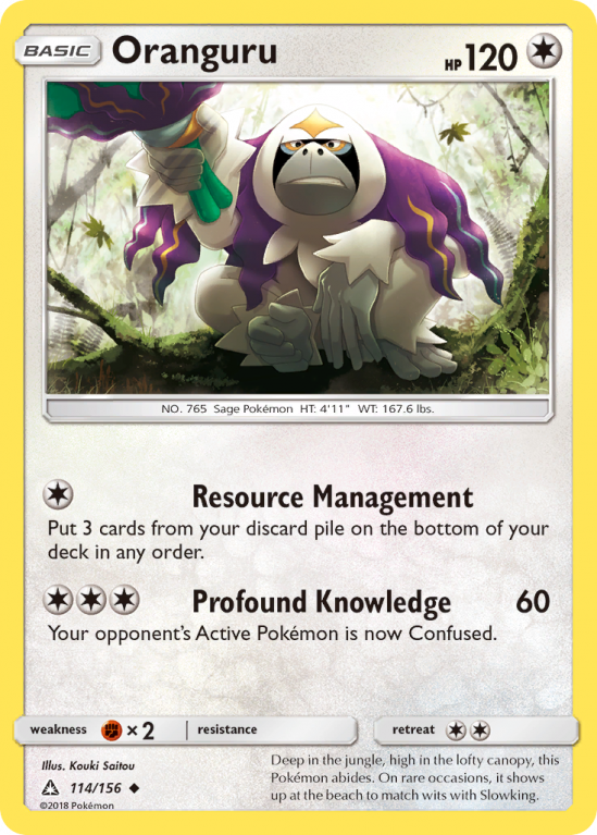 Oranguru 114/156 Sun & Moon Ultra Prism