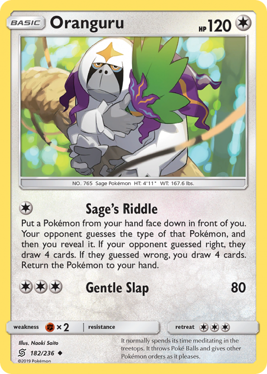 Oranguru 182/236 Sun & Moon Unified Minds