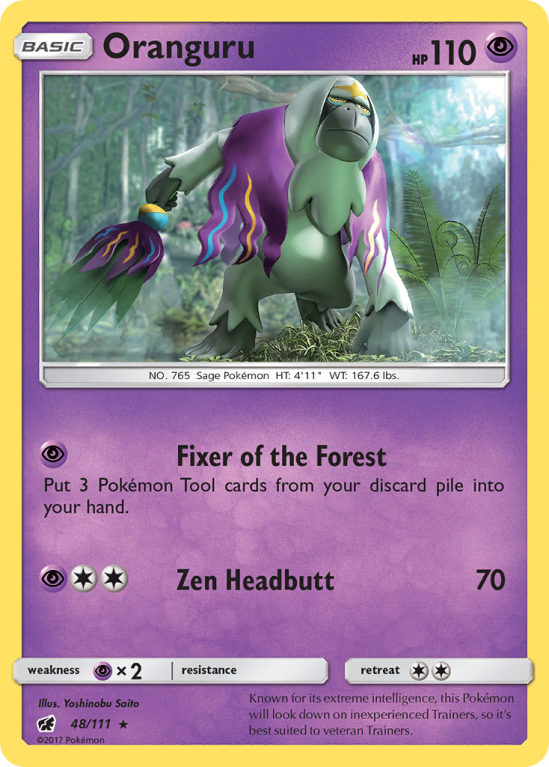 Oranguru 48/111 Sun & Moon Crimson Invasion