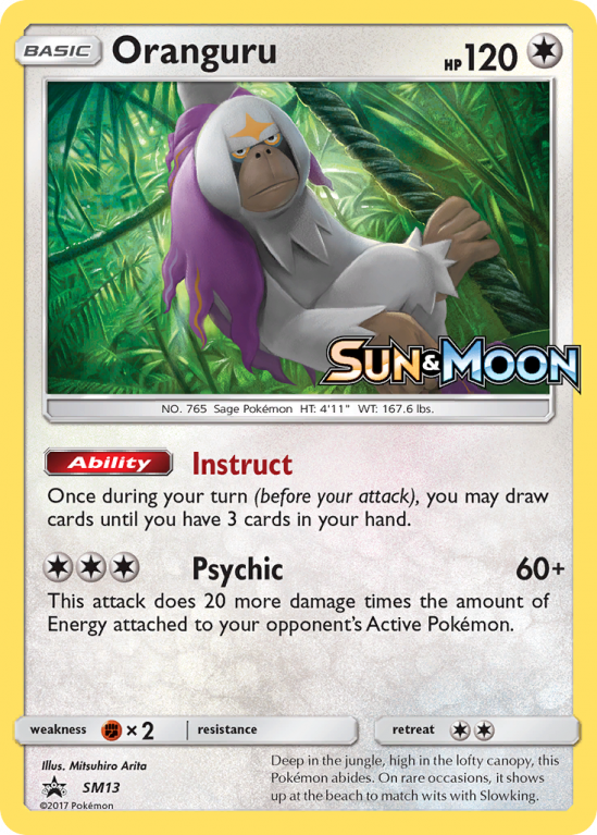 Oranguru SM13/156 Sun & Moon SM Black Star Promos