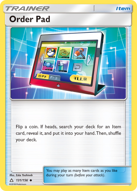 Order Pad 131/156 Sun & Moon Ultra Prism