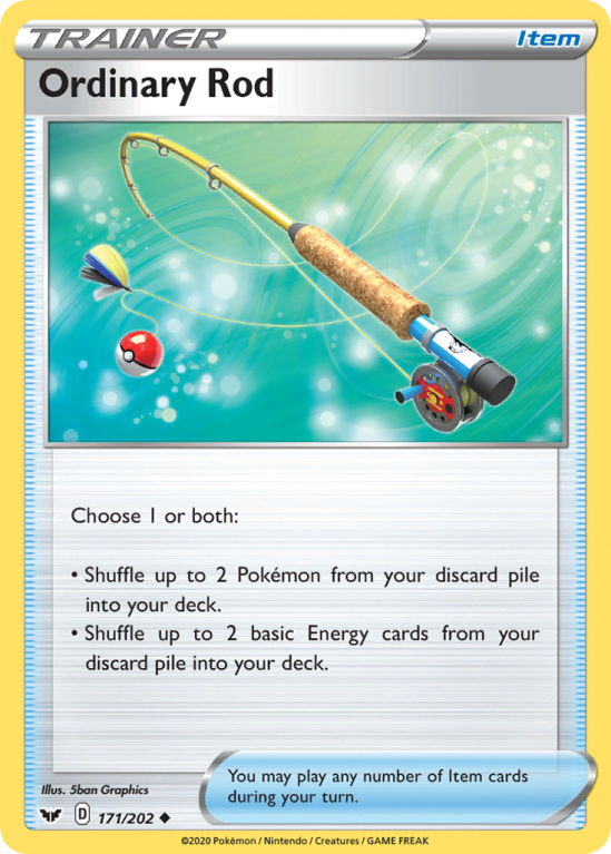 Ordinary Rod 171/202 Sword & Shield Sword & Shield