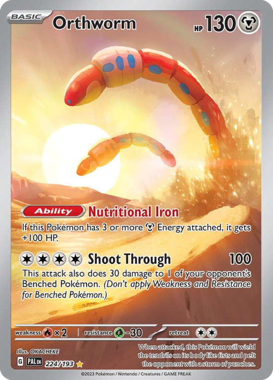 Orthworm 224/193 Scarlet & Violet Paldea Evolved