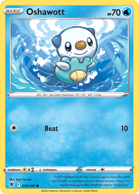 Oshawott 41/189 Sword & Shield Astral Radiance