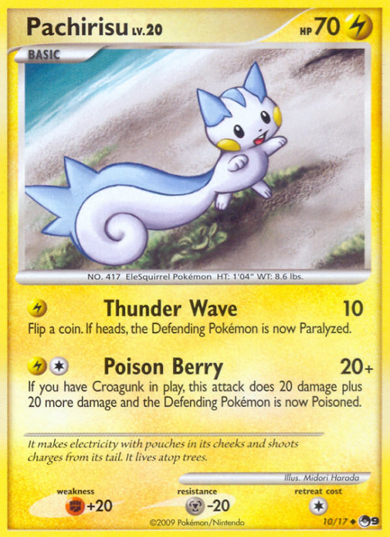 Pachirisu 10/17 POP POP Series 9