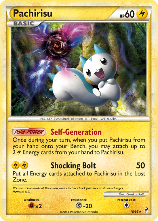 Pachirisu 18/106 HeartGold & SoulSilver Call of Legends