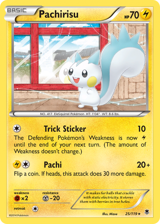 Pachirisu 25/119 XY Phantom Forces