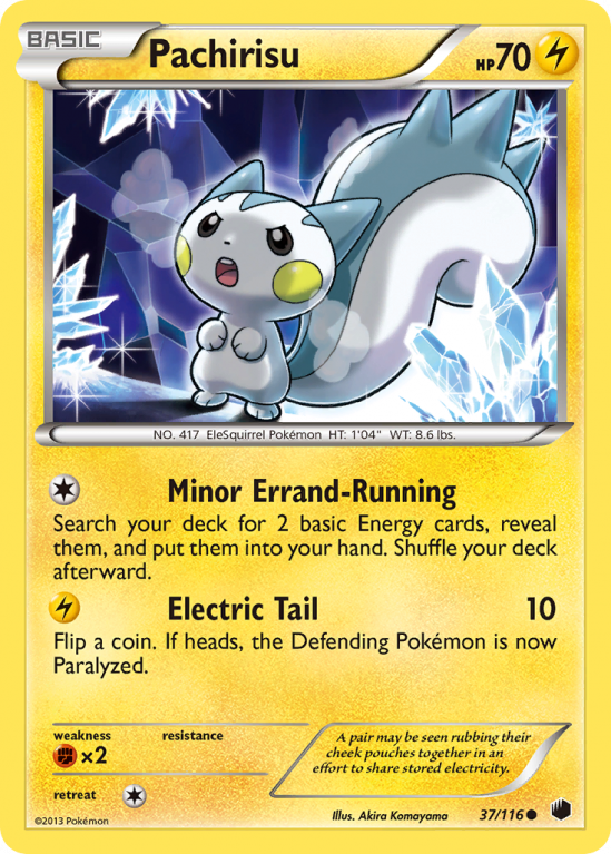 Pachirisu 37/116 Black & White Plasma Freeze