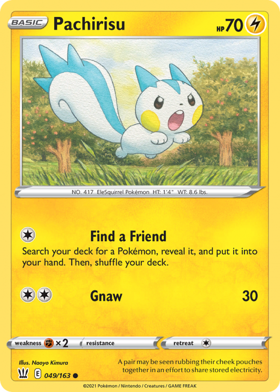 Pachirisu 49/163 Sword & Shield Battle Styles