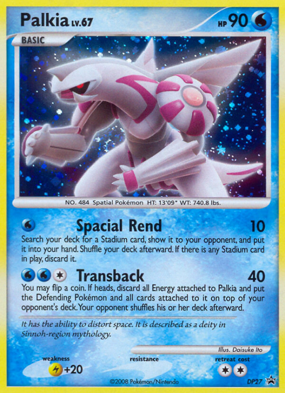 Palkia DP27/56 Diamond & Pearl DP Black Star Promos
