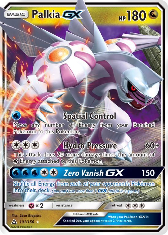 Palkia-GX 101/156 Sun & Moon Ultra Prism