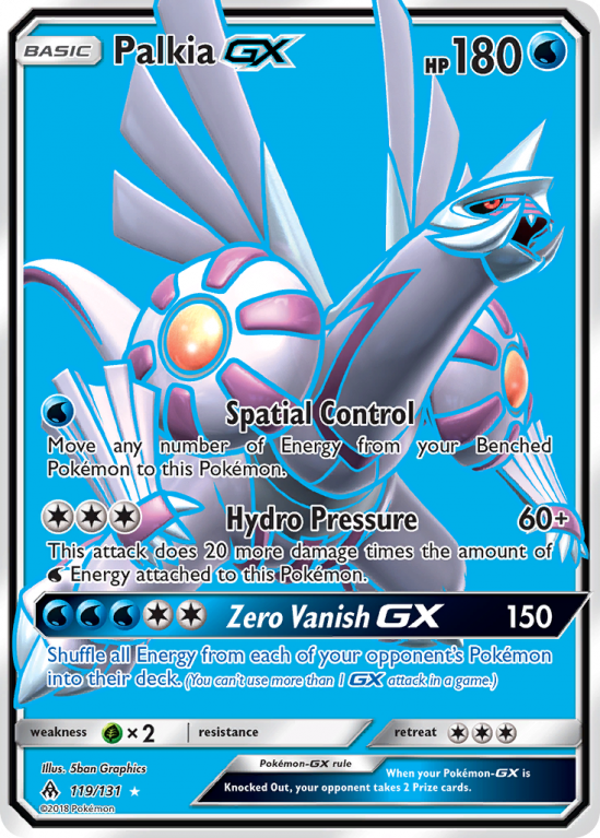 Palkia-GX 119/131 Sun & Moon Forbidden Light