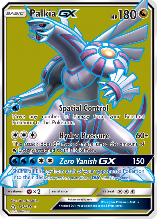 Palkia-GX 147/156 Sun & Moon Ultra Prism