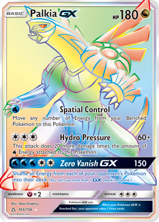 Palkia-GX 165/156 Sun & Moon Ultra Prism