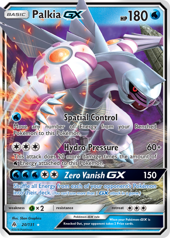 Palkia-GX 20/131 Sun & Moon Forbidden Light