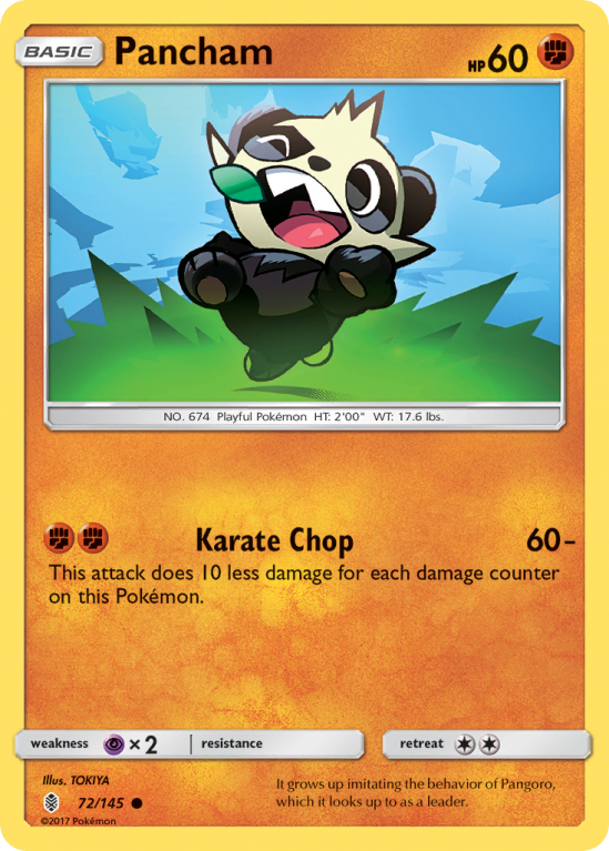 Pancham 72/145 Sun & Moon Guardians Rising