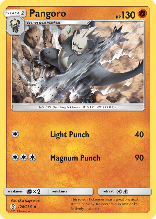 Pangoro 120/236 Sun & Moon Cosmic Eclipse