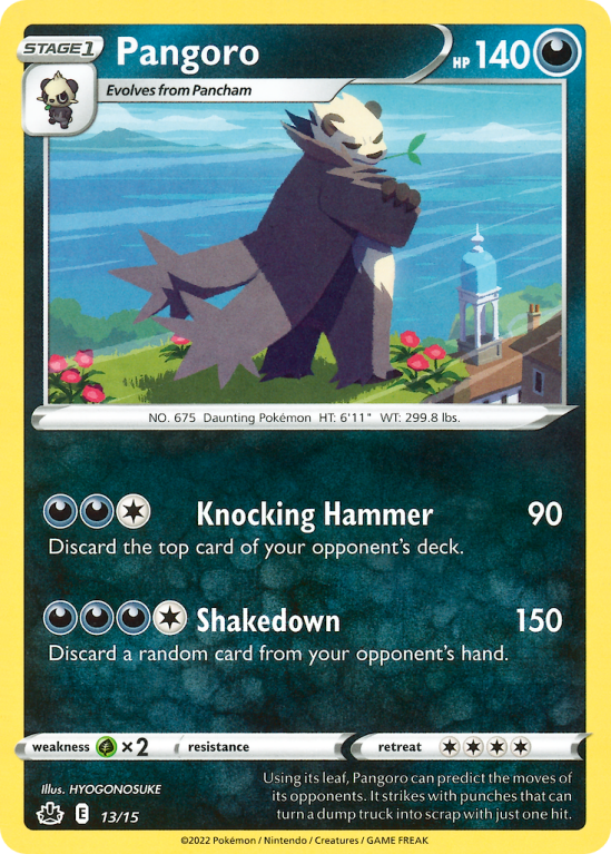 Pangoro 13/15 Other McDonald's Collection 2022