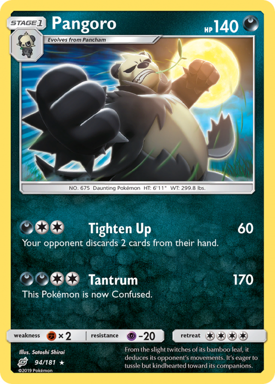 Pangoro 94/181 Sun & Moon Team Up