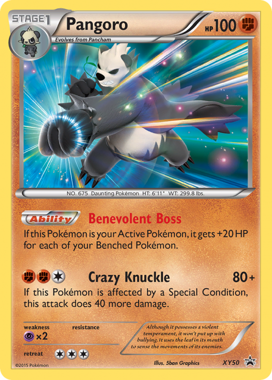 Pangoro XY50/183 XY XY Black Star Promos