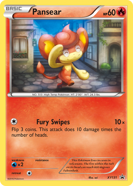Pansear XY131/183 XY XY Black Star Promos