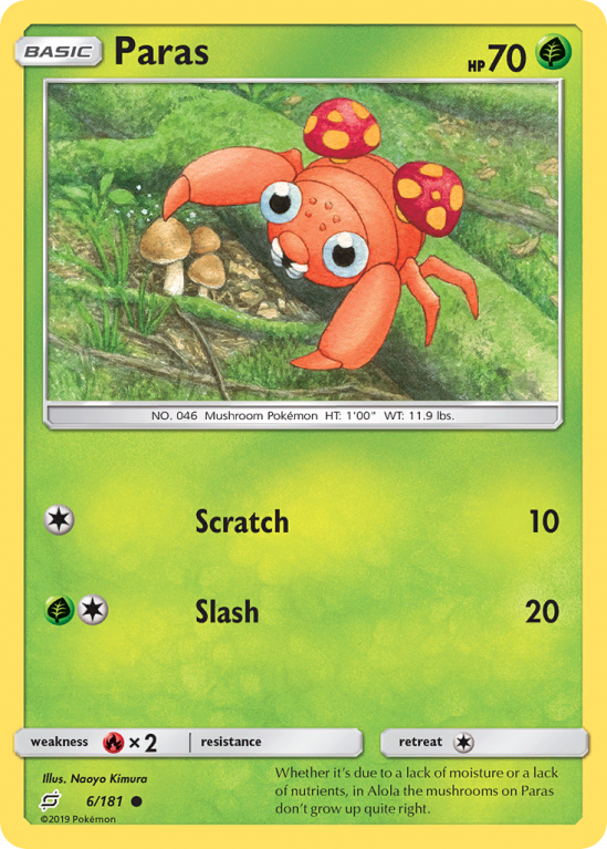 Paras 6/181 Sun & Moon Team Up