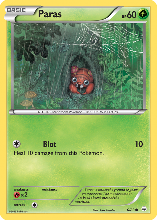 Paras 6/115 XY Generations