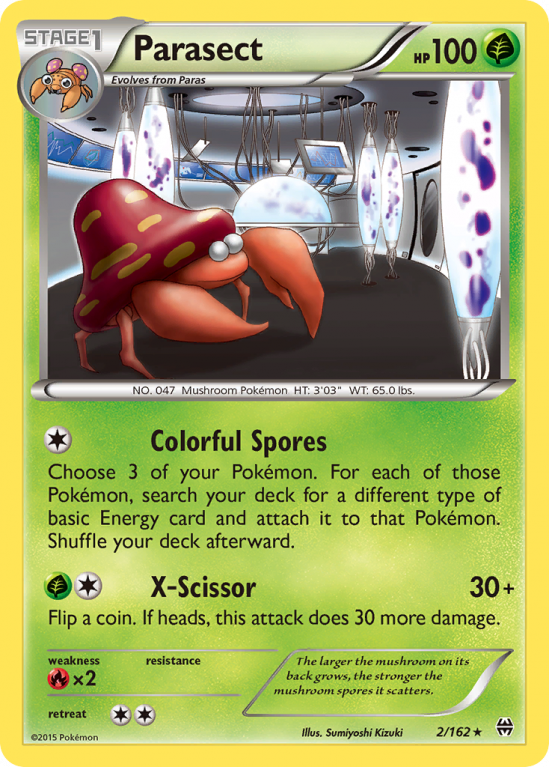 Parasect 2/162 XY BREAKthrough