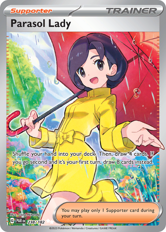Parasol Lady 238/182 Scarlet & Violet Paradox Rift