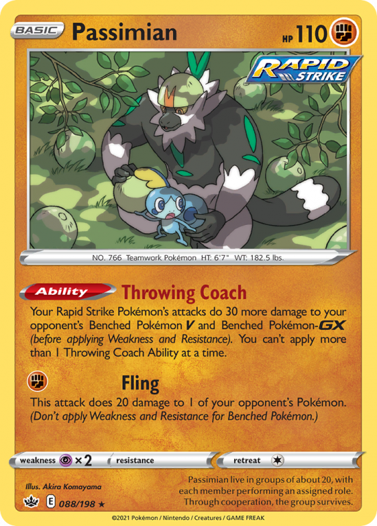 Passimian 88/198 Sword & Shield Chilling Reign