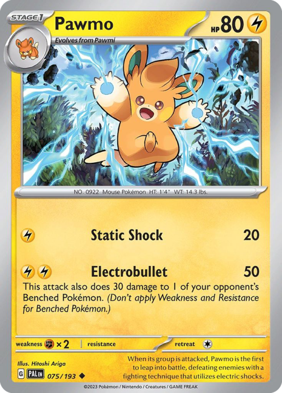 Pawmo 75/193 Scarlet & Violet Paldea Evolved