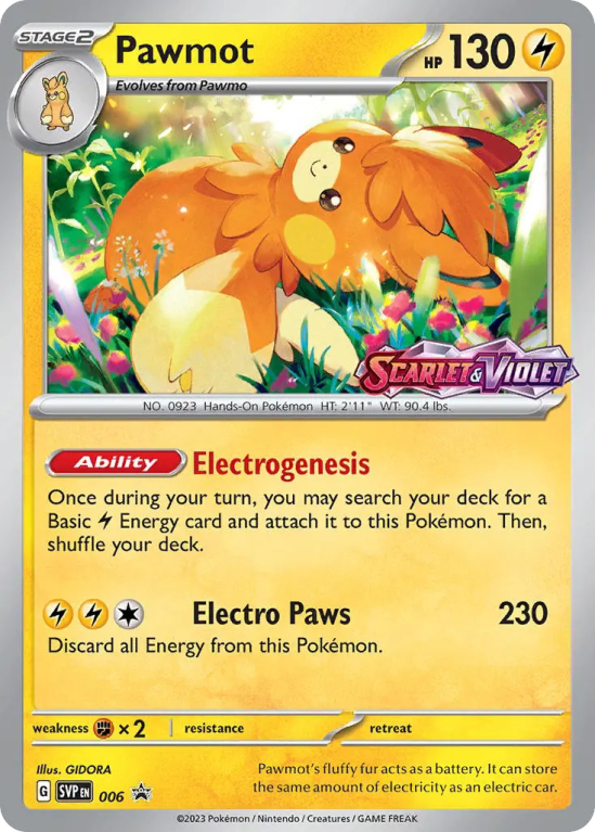 Pawmot 6/14 Scarlet & Violet Scarlet & Violet Black Star Promos