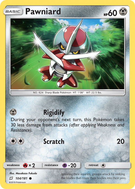 Pawniard 104/181 Sun & Moon Team Up