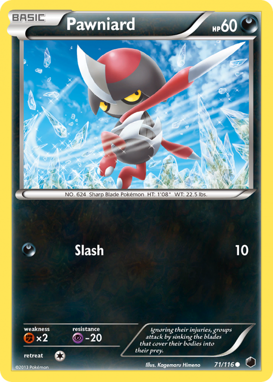 Pawniard 71/116 Black & White Plasma Freeze