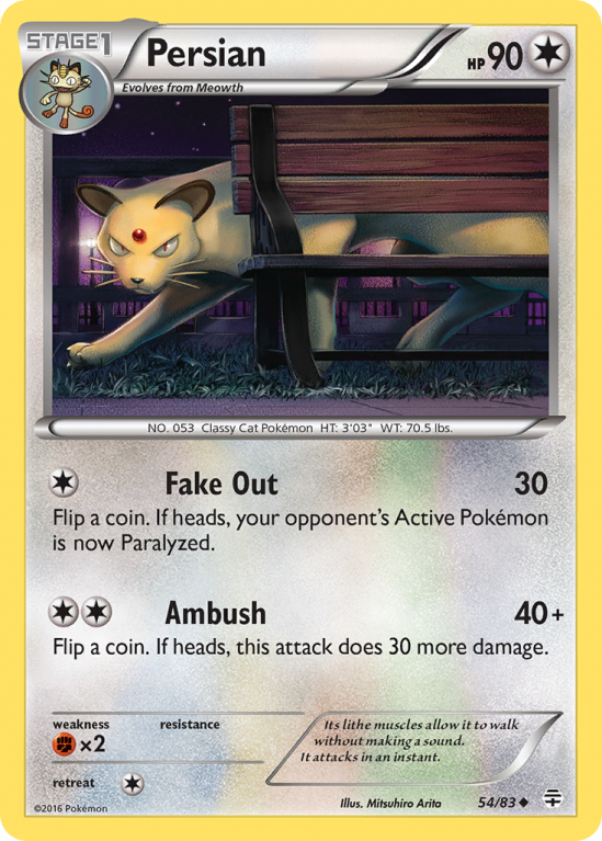 Persian 54/115 XY Generations