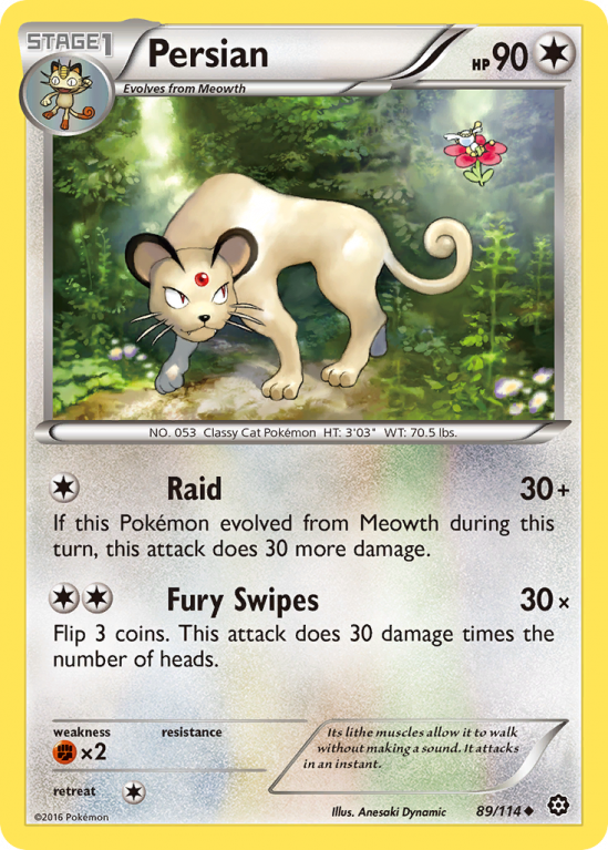 Persian 89/114 XY Steam Siege